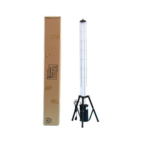 １００Ｗ　充電式　円柱型　ＬＥＤ作業灯　３６０°全方位配光 GD-H100B●グッドグッズ【取寄せ商品】