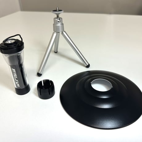 2WAYミニライト シェード＋三脚付き キャンプランタン USB-C充電式 懐中電灯 マグネット ランタン キャンプ 防災 軽量 小型 コンパクト