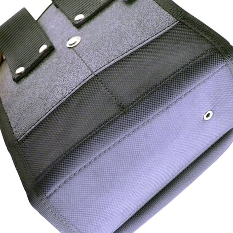 内側ポケット付ナイロン腰袋　Ｂ　黒 B 黒●金井産業【取寄せ商品】