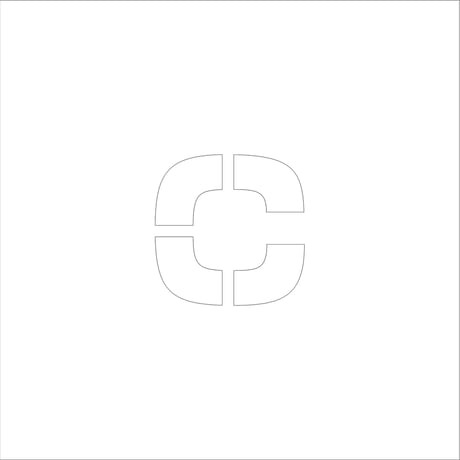 吹付けプレート　ステンシル　アルファベット小文字ｃ　マグネット ●吹付けプレート　ステンシル　アルファベット小文字ｃ　マグネット●グリーンクロスト【取寄せ商品】