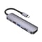 6in1 USB-C HUB(グレー) CRECOTE 増設 軽量 コンパクト HDMI