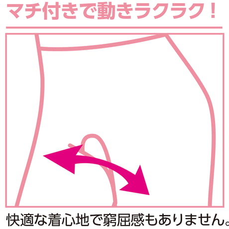 ７分丈ボトム　綿１００％保湿加工　はき心地快適　腰出にくい　婦人用　ＬＶ ケアファッション【取寄せ商品】
