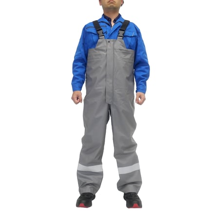 ＭＷ専用サロペット　土木作業向け　ターコイズ　●コヤナギ【取寄せ商品】