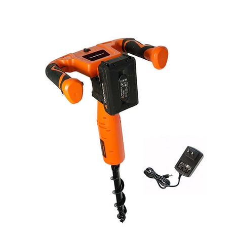 ＹＡＲＤＦＯＲＣＥ　２４Ｖコードレス電動穴掘り機　杭打ち　追肥　支柱差し　種まき 穴掘り機●穴堀り器●ハイパワー●LXCMD30-JP●YARDFORCE●ヤードフォース【取寄せ商品】