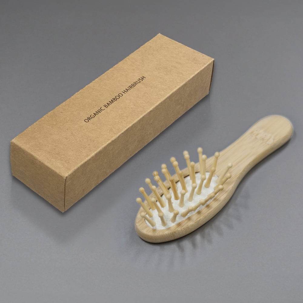 A183【ミニ便】竹ヘアブラシ・白10本〜20本セット | 手から手