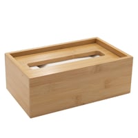 AB021【代引不可・佐川急便】竹製 ティッシュBOX ナチュラル