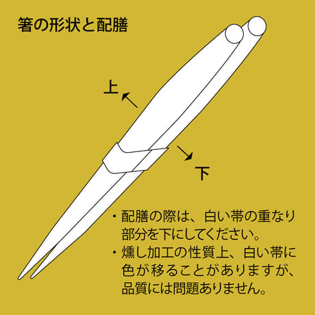 A003 先細「卵中」燻し