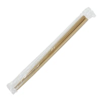 【代引不可】C011　竹箸・半月箸（個包装・100膳入り）