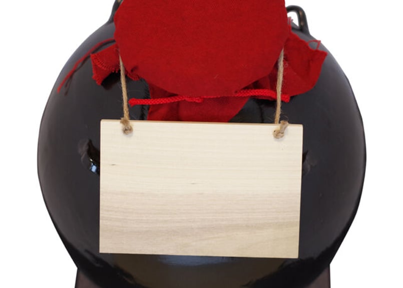 名品黒壺3升耳付甕カメ≪レーザー加工付、付属品セット≫（縄