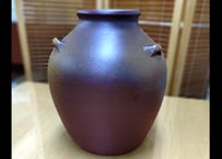 B級品（漏れ）絶品3升灰釉（かいゆう）／オブジェ用、展示用、傘立て ＜超セール＞リユース商品SDG's生産者を守る