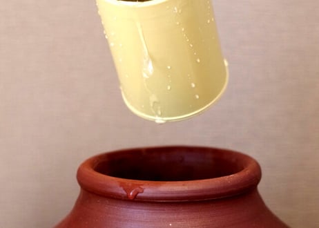 ≪セット≫耳壺1斗（10升）甕カメ（縄なし）特大BIGサイズ。沖縄の土で作る本場泡盛古酒（お好きなお酒を熟成）も出来る