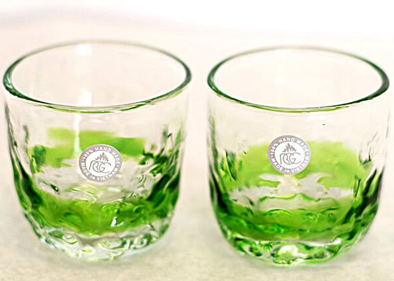 zou☆No1879 琉球ガラスフリット✨水色、クリア、薄黄緑☆15g 琉球