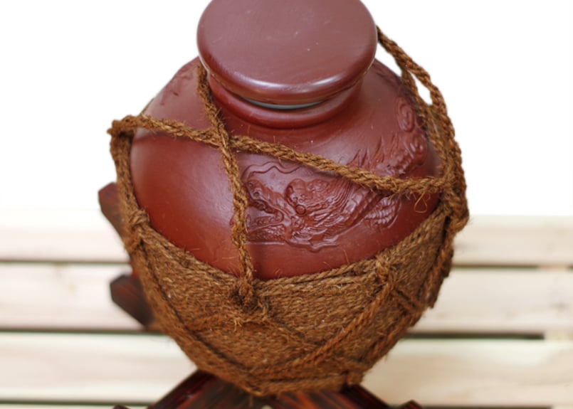 漏れなし塾生用（止水テスト済み）≪セット≫繩巻龍盛壺5升甕