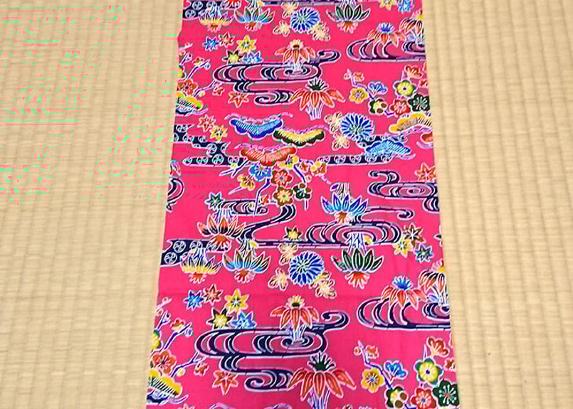 城紅型工房　タペストリー　壁掛け　沖縄 城紅型工房タペストリー壁掛け沖縄