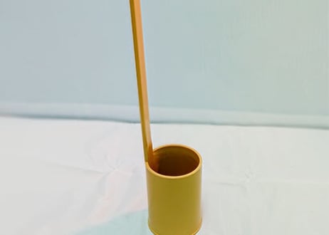 甕つぼ用ひしゃく（壺中身をすくう）プレスチック性のオーソドックスタイプ