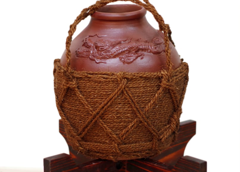 漏れなし塾生用（止水テスト済み）≪セット≫繩巻龍盛壺5升甕カメ