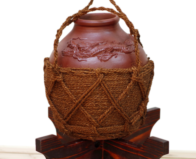 漏れなし塾生用（止水テスト済み）≪セット≫繩巻龍盛壺5升甕カメ