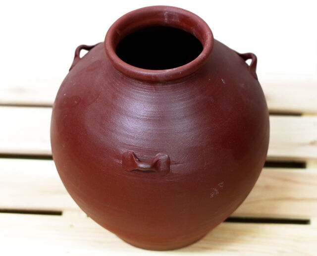 工芸品】本場泡盛 壺のみ 骨董品 泡盛古酒 3升壺 5，4｜飲料・酒