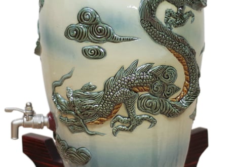 壺 カメ 傘立て 紹興酒 搾菜 龍