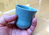 青瓷ぐい呑み（せいじぐいのみ）沖縄作家「屋我優人」12
