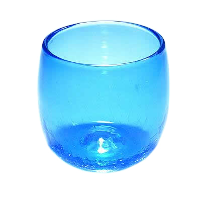 正規品＞単品たる型グラス（オレンジ色）琉球ガラス