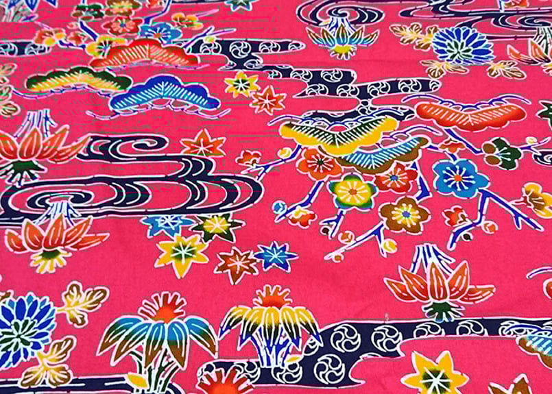 紅型タペストリー タペストリー(掛け軸)・パネル・額