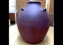 B級品（漏れ）縄なし５升甕壺／オブジェ用、展示用、傘立て ＜超セール＞リユース商品SDG's生産者を守る