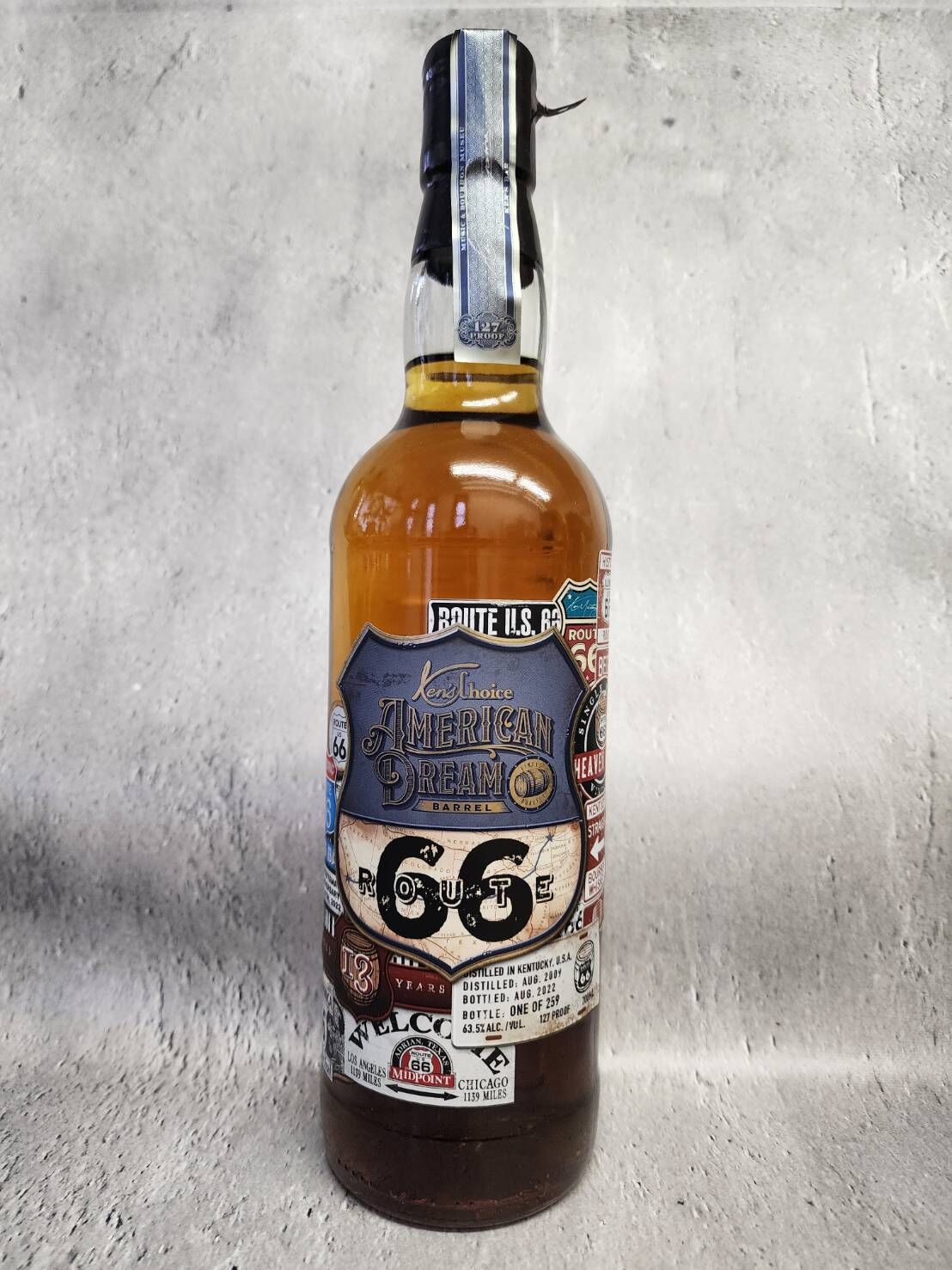 アメリカンドリームバレル ルート66 63．5％ 700ml