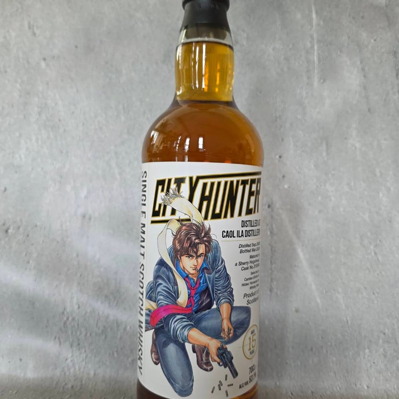 シティーハンター　冴羽獠ラベル／カリラ2008 冴羽獠ラベル／カリラ2008 カリラ2008『シティーハンター冴羽獠』ラベル forウイスキー
