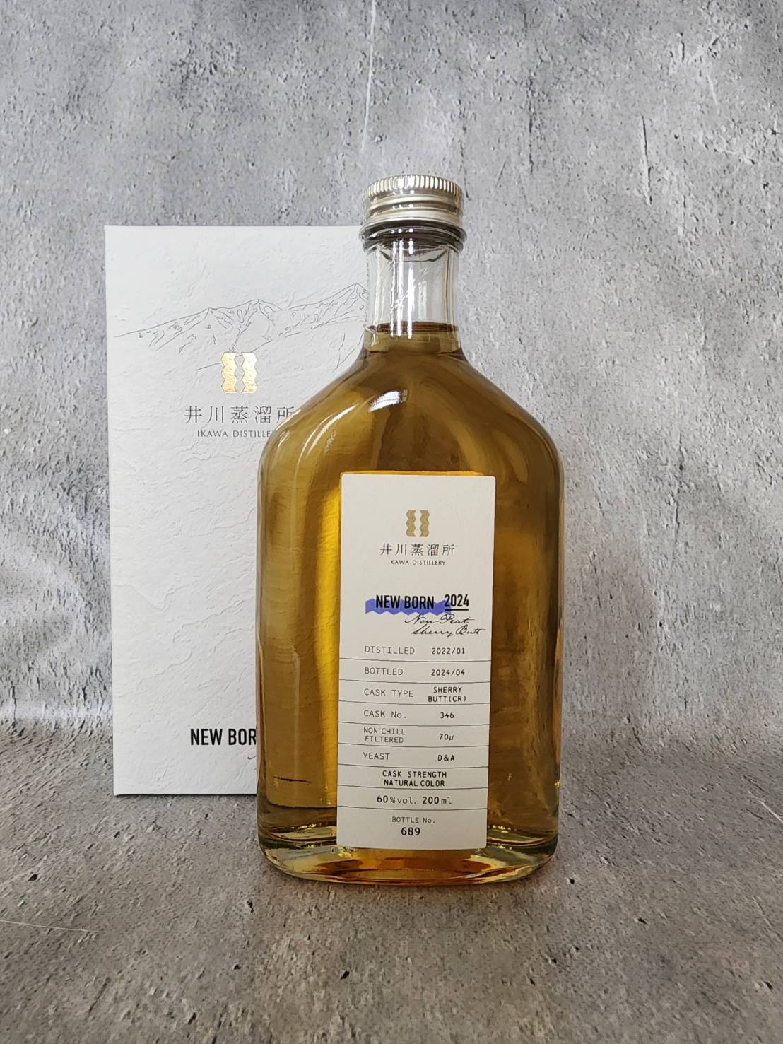 井川蒸留所 ニューボーン ノンピートシェリー 60% 200ml 井川蒸留所 ニューボーン ノンピートシェリー 60% 200ml