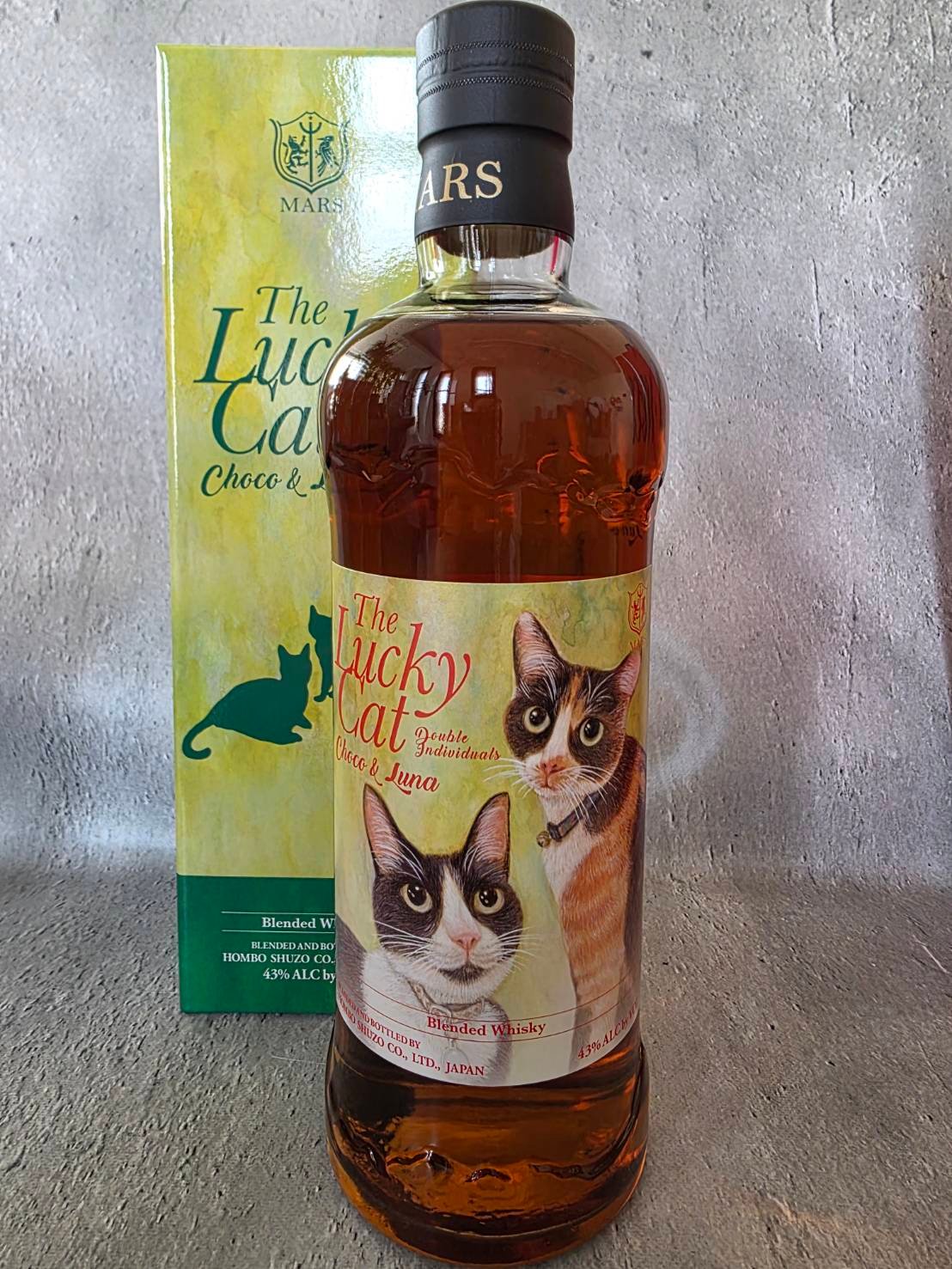 マルス ラッキーキャット Choco＆Luna 43％ 700ml