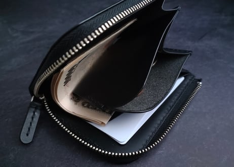 【Custom Ordered】コードバンのコンパクトL字ファスナー【Limited】