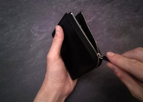 【Custom Ordered】コードバンのコンパクトL字ファスナー【Limited】