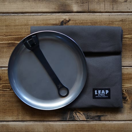 【ステンレスフライパン3点セット】カルデラ(ステンレス)・ナーゲルS・帆布ケースダークグレー