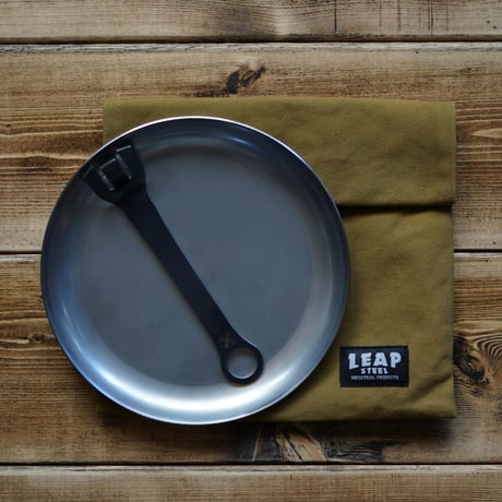 【ステンレスフライパン3点セット】カルデラ(ステンレス)・ナーゲルS・帆布ケースカーキ(パラフィン)