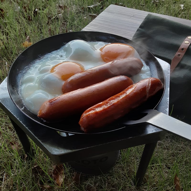 取っ手が取れる 鉄フライパン 【カルデラ】※フライパンのみ | leapsteel