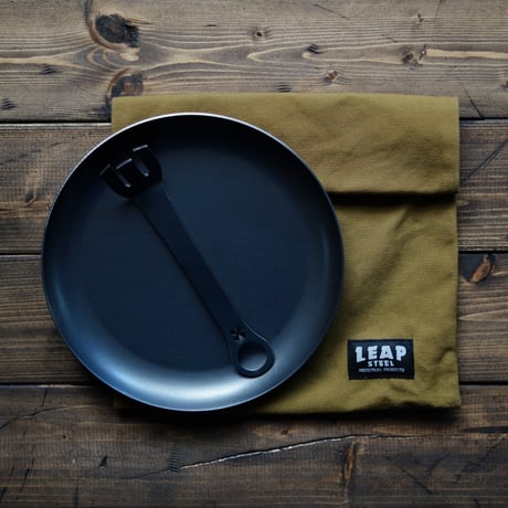 【鉄フライパン3点セット】カルデラ・ナーゲルS・帆布ケースカーキ(パラフィン)