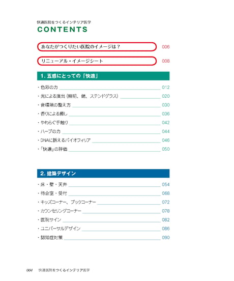 快適医院をつくるインテリア医学　―
もっと心地良く!　もっと使いやすく!