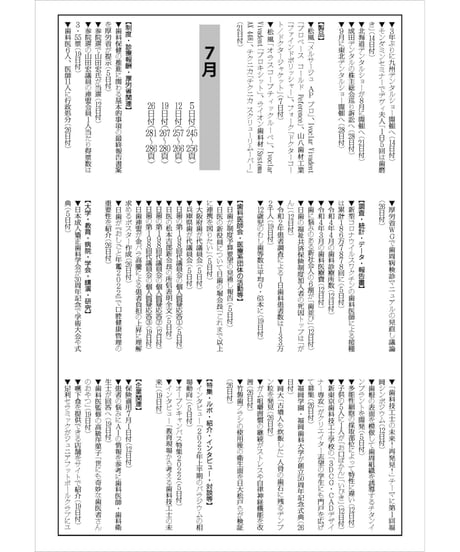 日本歯科新聞　縮刷版 （令和4年分）　―附録・厚労省発表各種統計資料
