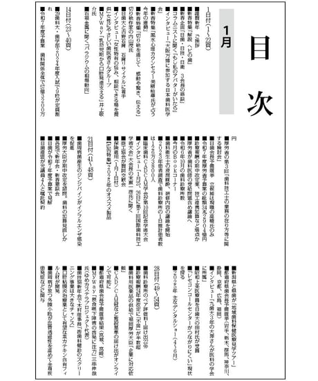 日本歯科新聞　縮刷版 （令和7年分）　―附録・厚労省発表各種統計資料