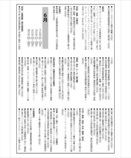 日本歯科新聞　縮刷版 （令和4年分）　―附録・厚労省発表各種統計資料
