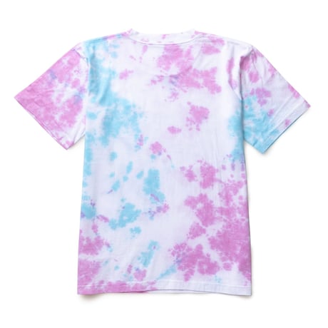 Tie-dye T-SHIRT  HAPPY SPRING  PINK
