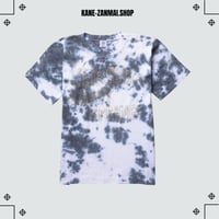 Tie-dye T-SHIRT  HAPPY SPRING  BLACK