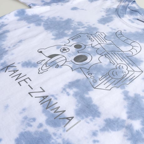 Tie-dye T-SHIRT  KANE-ZANMAI  Silver