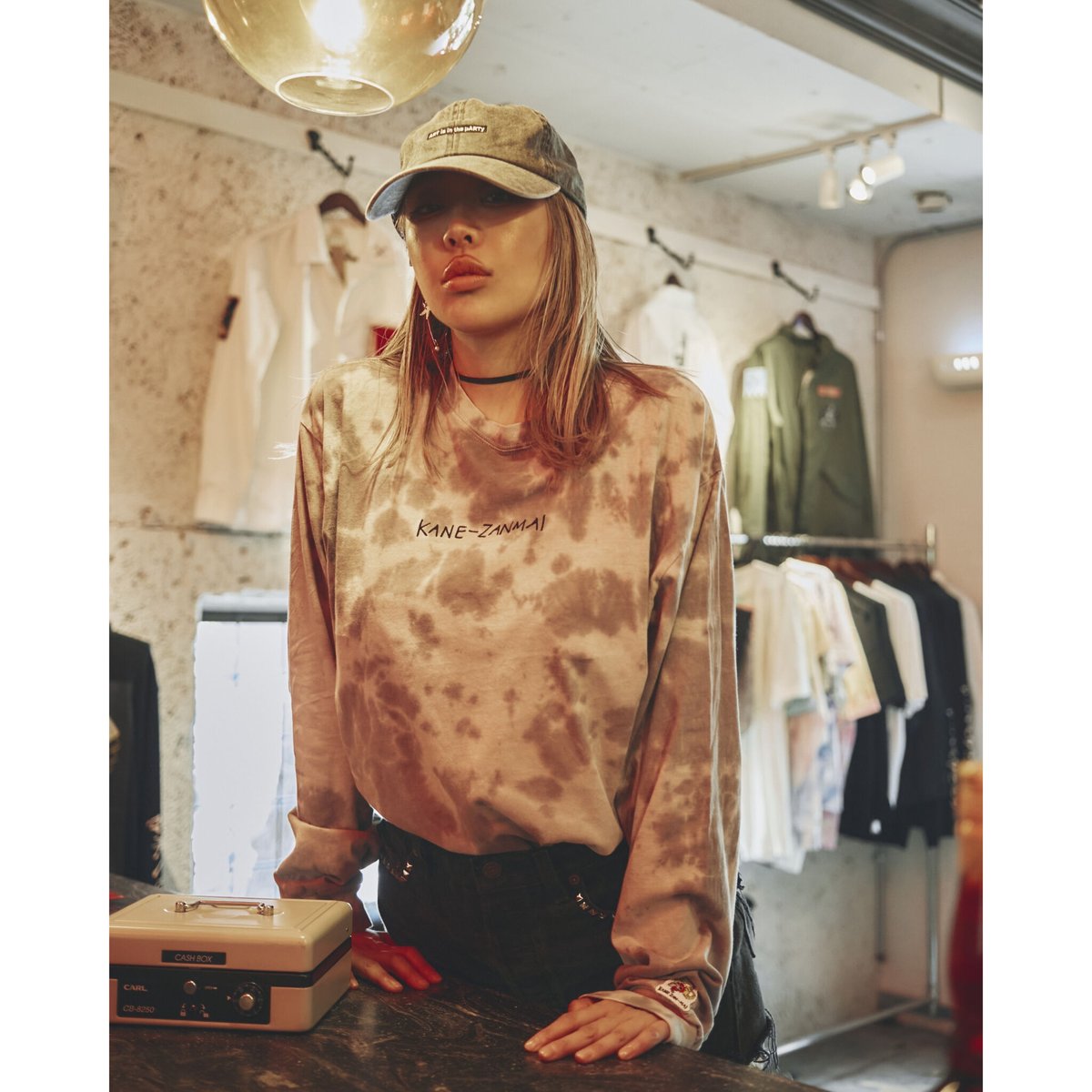 Tie-dye Long T-SHIRT | KANE-ZANMAI Chim↑Pom