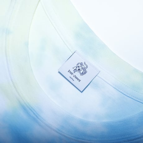 Tie-dye T-SHIRT  KANE-ZANMAI  Silver