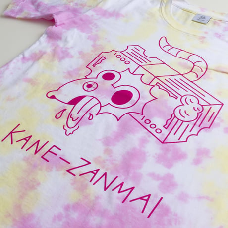 Tie-dye T-SHIRT  KANE-ZANMAI  PINK