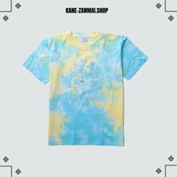 Tie-dye T-SHIRT  KANE-ZANMAI  BLUE×YELLOW