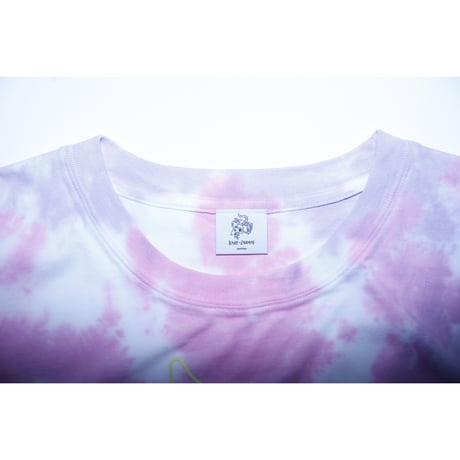 Tie-dye T-SHIRT  HAPPY SPRING  PINK