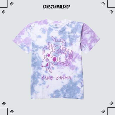 Tie-dye T-SHIRT  KANE-ZANMAI  PURPLE